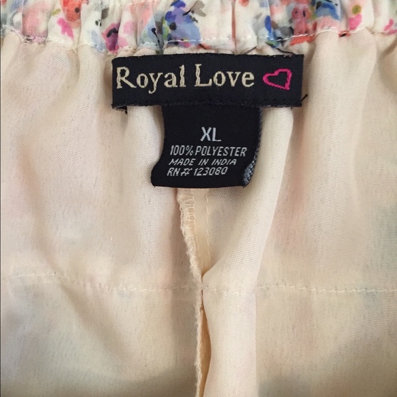 XL Royal Love Tiered Mini Skirt - Picture 3 of 3